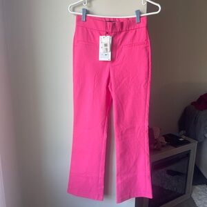 Zara Fuchsia Wide Leg Trouser Small